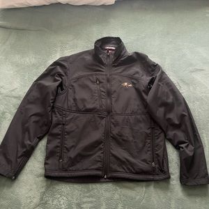 Despite looking puffy this actually a Lightweight Ravens Jacket.